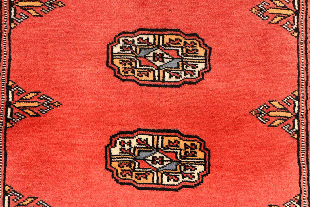 Salmon Bokhara 2'  7" x 8'  4" - No. QA75408