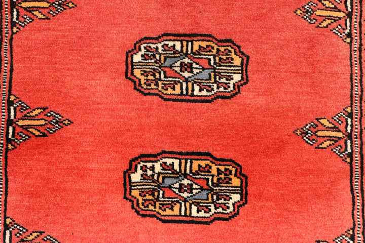 Salmon Bokhara 2'  7" x 8'  4" - No. QA75408