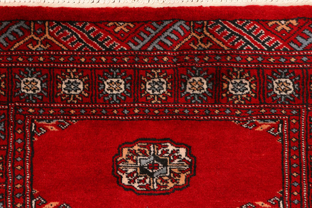 Red Bokhara 2' 6 x 9' 2 - No. 45347 - ALRUG Rug Store