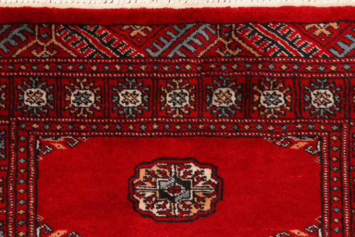 Red Bokhara 2' 6 x 9' 2 - No. 45347 - ALRUG Rug Store