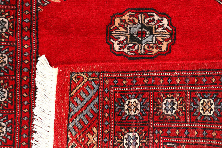 Red Bokhara 2'  6" x 9'  2" - No. QA50265