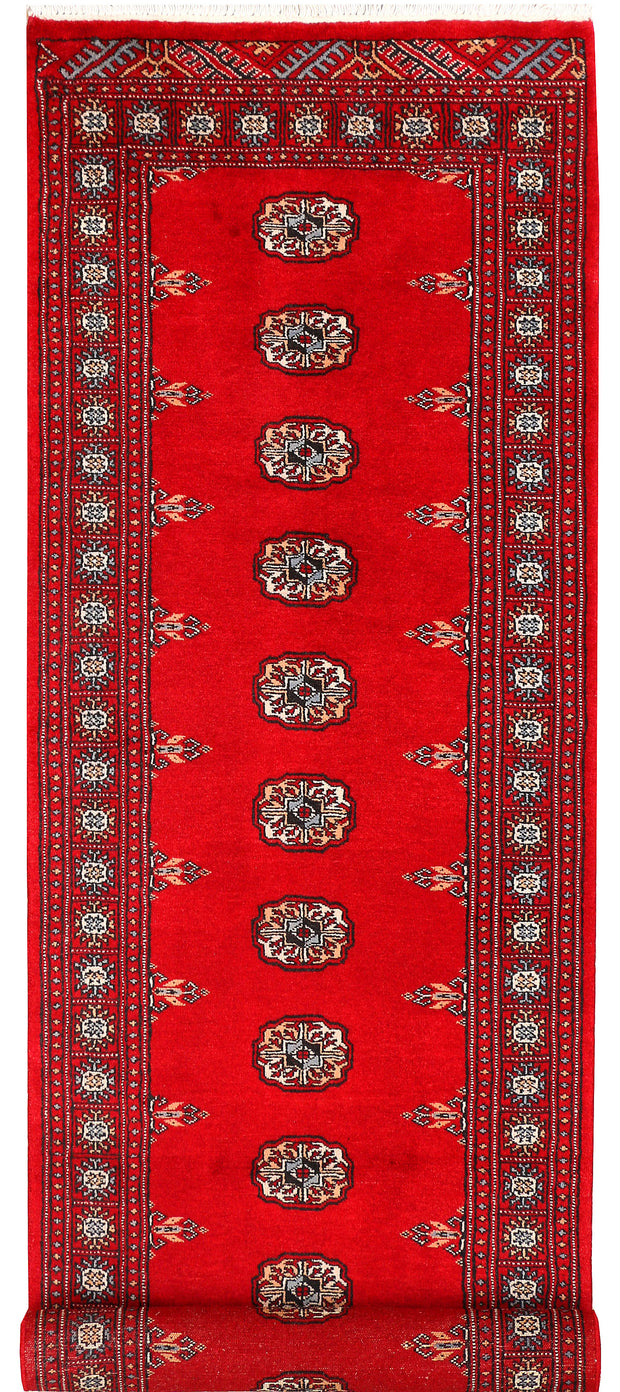 Red Bokhara 2' 6 x 9' 2 - No. 45347 - ALRUG Rug Store
