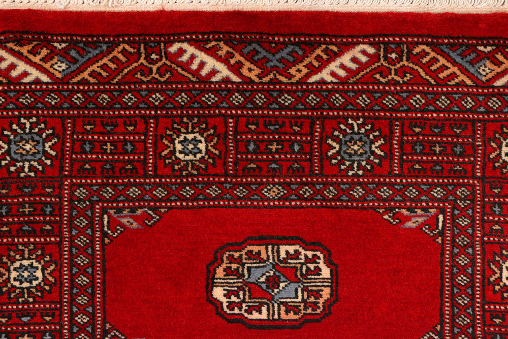 Red Bokhara 2' 8 x 8' 11 - No. 45351 - ALRUG Rug Store