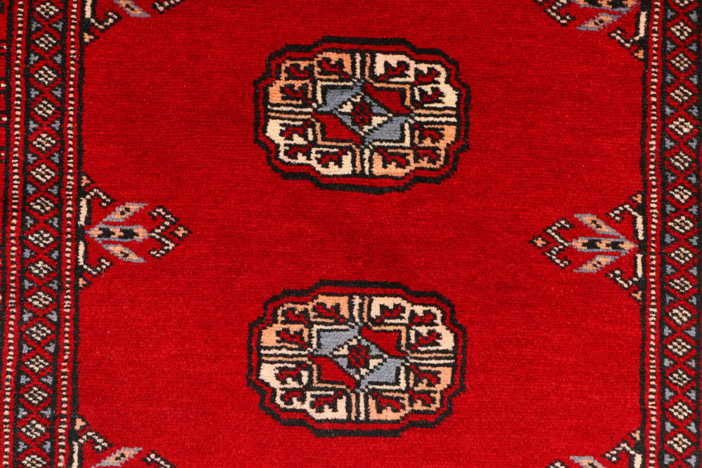 Red Bokhara 2' 8 x 8' 11 - No. 45351 - ALRUG Rug Store