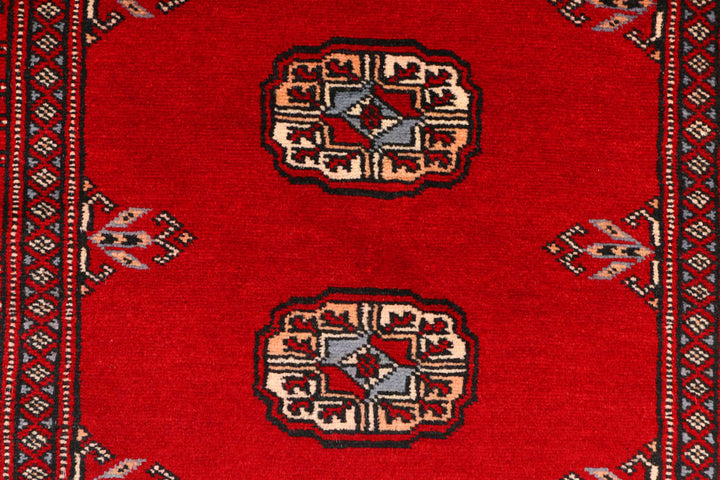 Red Bokhara 2' 8 x 8' 11 - No. 45351 - ALRUG Rug Store