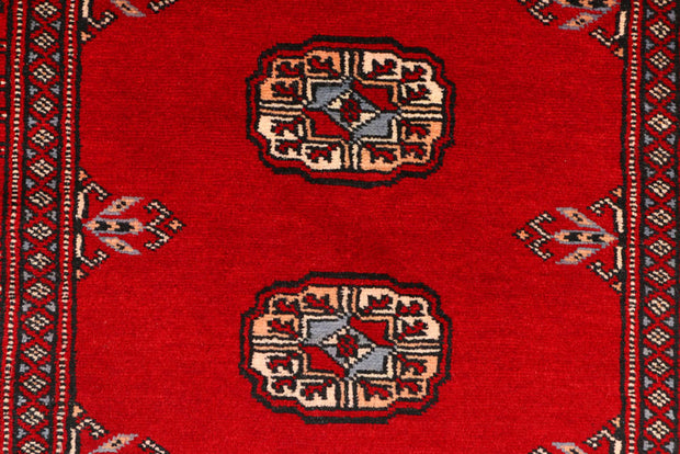 Red Bokhara 2'  8" x 8'  11" - No. QA83455