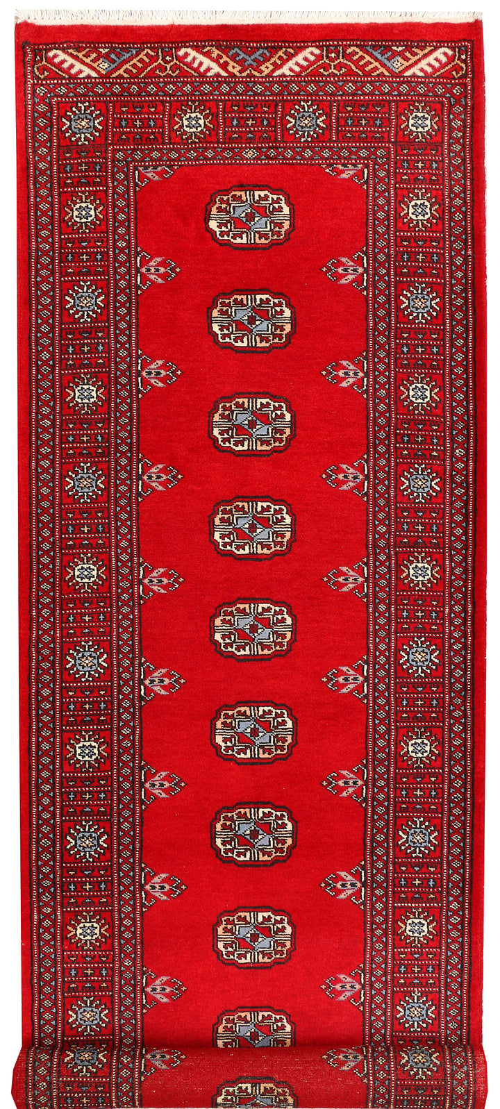 Red Bokhara 2' 8 x 8' 11 - No. 45351 - ALRUG Rug Store