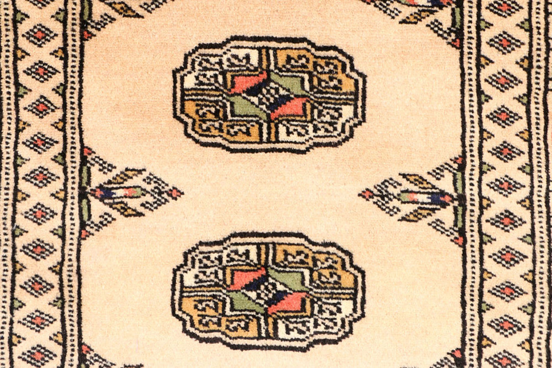 Antique White Bokhara 2'  8" x 9'  3" - No. QA87239