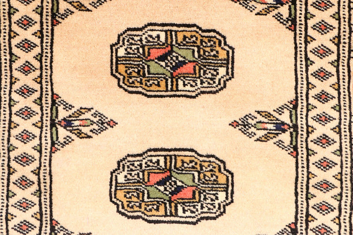 Antique White Bokhara 2'  8" x 9'  3" - No. QA87239