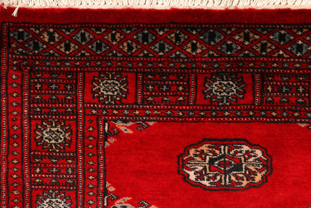 Red Bokhara 2' 7 x 9' 5 - No. 45353 - ALRUG Rug Store