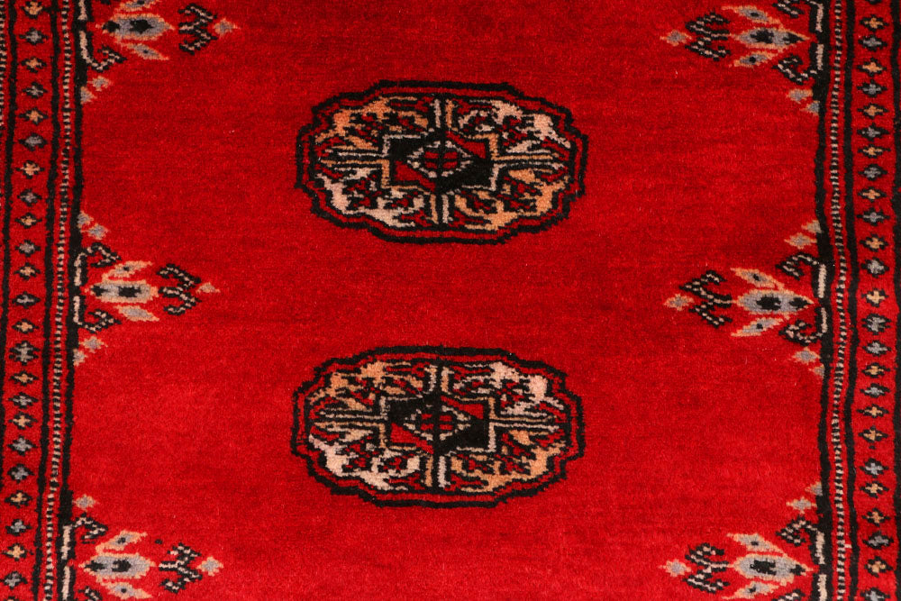 Red Bokhara 2' 7 x 9' 5 - No. 45353 - ALRUG Rug Store