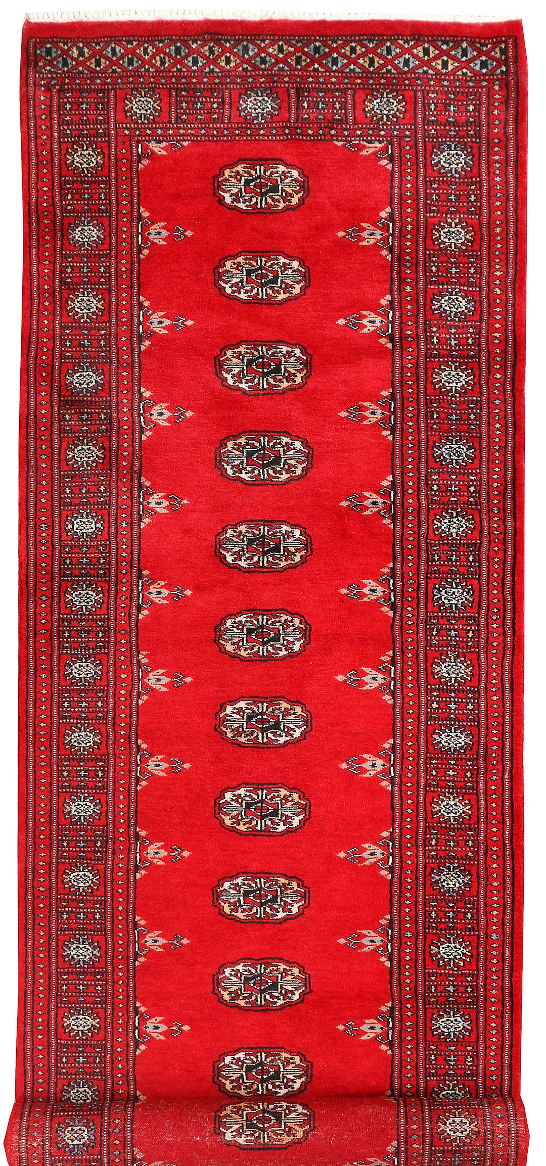 Red Bokhara 2' 7 x 9' 5 - No. 45353 - ALRUG Rug Store