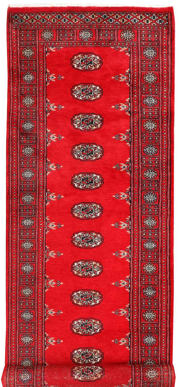 Red Bokhara 2' 7 x 9' 5 - No. 45353 - ALRUG Rug Store