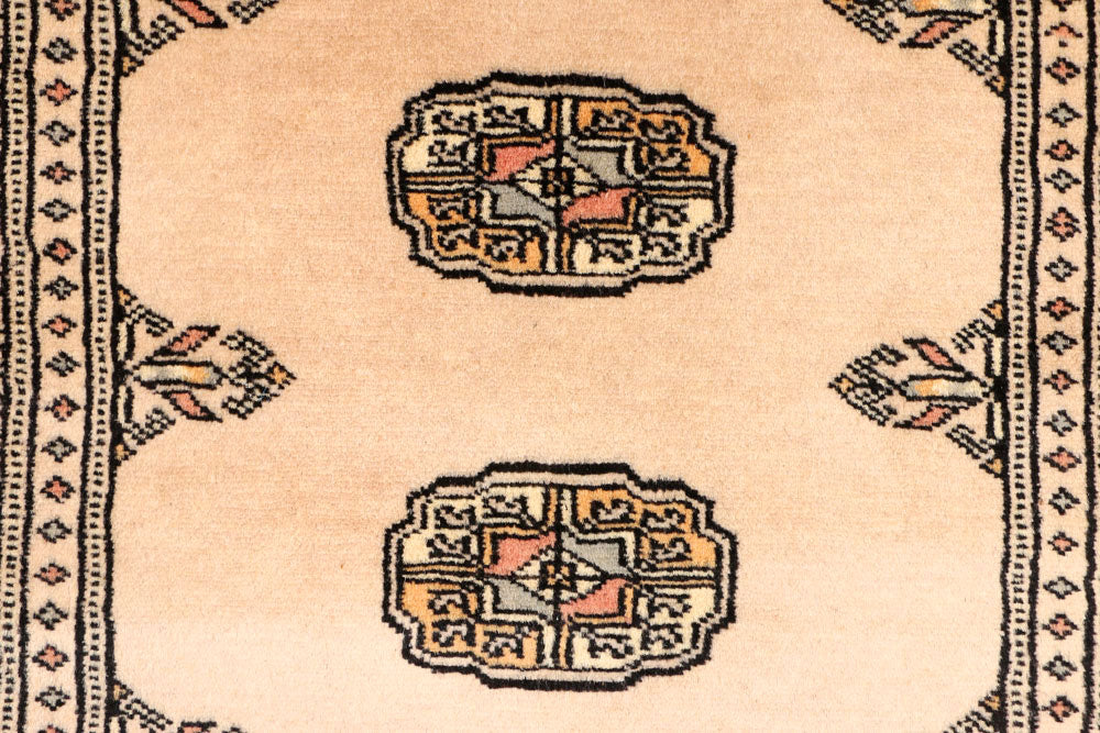 Antique White Bokhara 2' 7 x 8' 8 - No. 45354 - ALRUG Rug Store