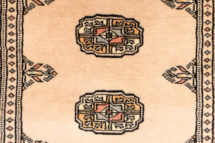 Antique White Bokhara 2' 7 x 8' 8 - No. 45354 - ALRUG Rug Store