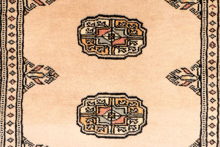 Antique White Bokhara 2'  7" x 8'  8" - No. QA99364