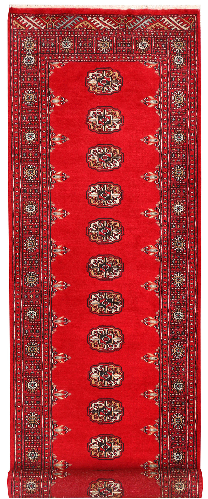 Red Bokhara 2' 7 x 9' 1 - No. 45355 - ALRUG Rug Store