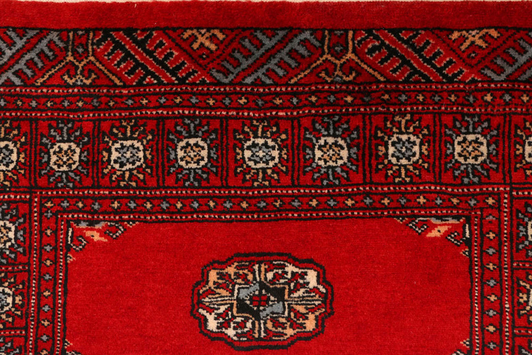 Red Bokhara 2'  7" x 9'  5" - No. QA42970