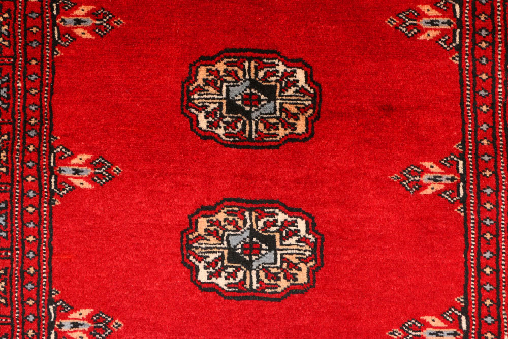 Red Bokhara 2' 7 x 9' 5 - No. 45356 - ALRUG Rug Store
