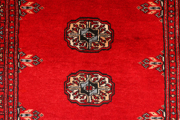 Red Bokhara 2'  7" x 9'  5" - No. QA42970