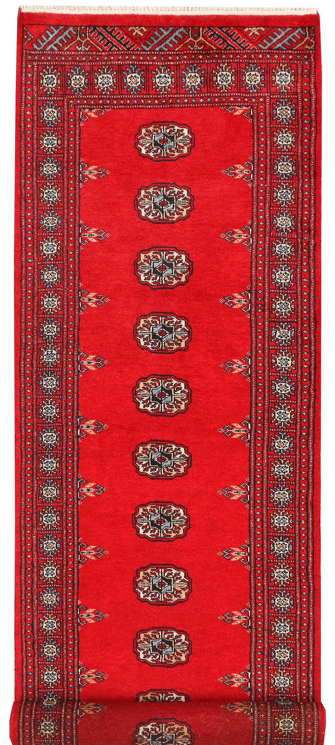 Red Bokhara 2' 7 x 9' 5 - No. 45356 - ALRUG Rug Store