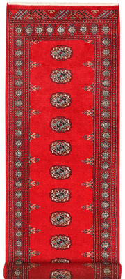 Red Bokhara 2' 7 x 9' 5 - No. 45356 - ALRUG Rug Store