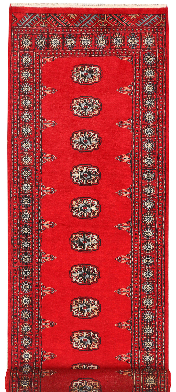 Red Bokhara 2'  7" x 9'  5" - No. QA42970