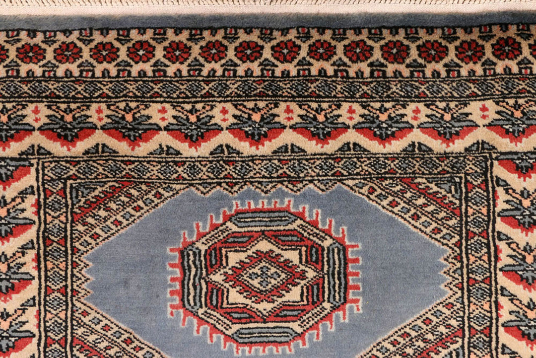 Light Slate Grey Jaldar 2'  7" x 9'  2" - No. QA59116