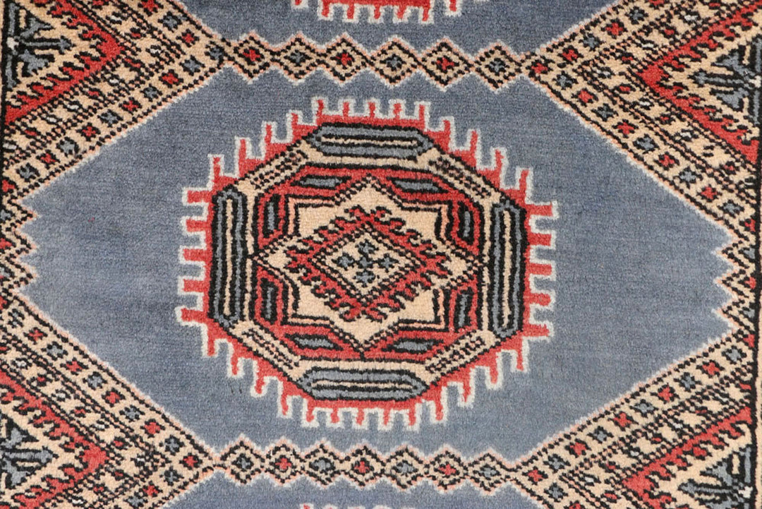 Light Slate Grey Jaldar 2'  7" x 9'  2" - No. QA59116