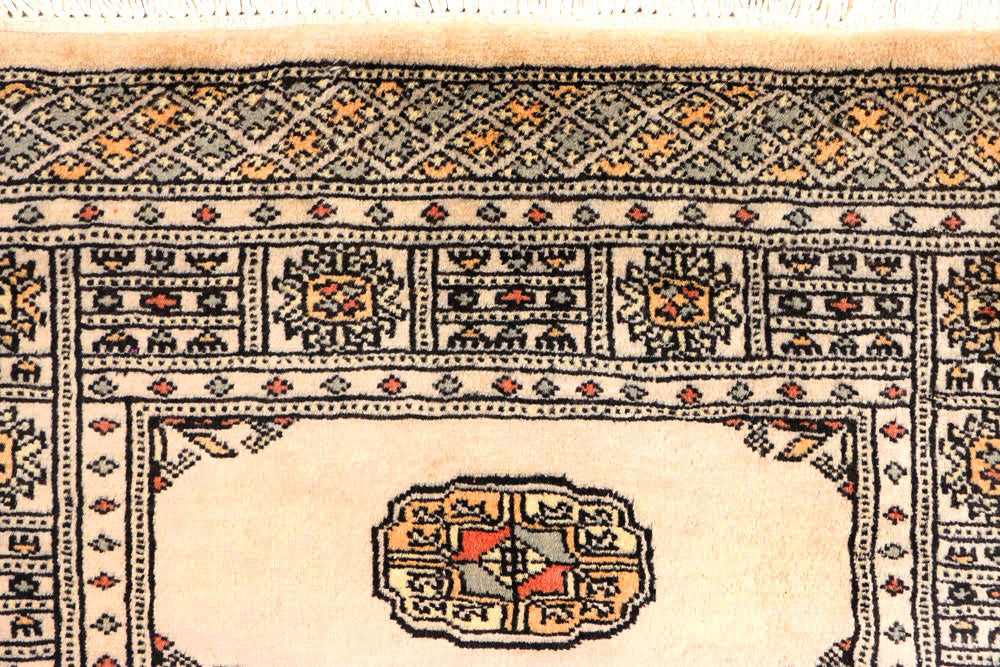 Antique White Bokhara 2' 7 x 8' 8 - No. 45358 - ALRUG Rug Store