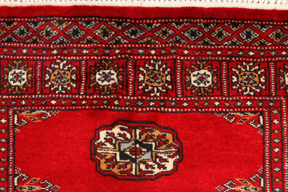 Dark Red Bokhara 2' 7 x 9' 4 - No. 45359 - ALRUG Rug Store