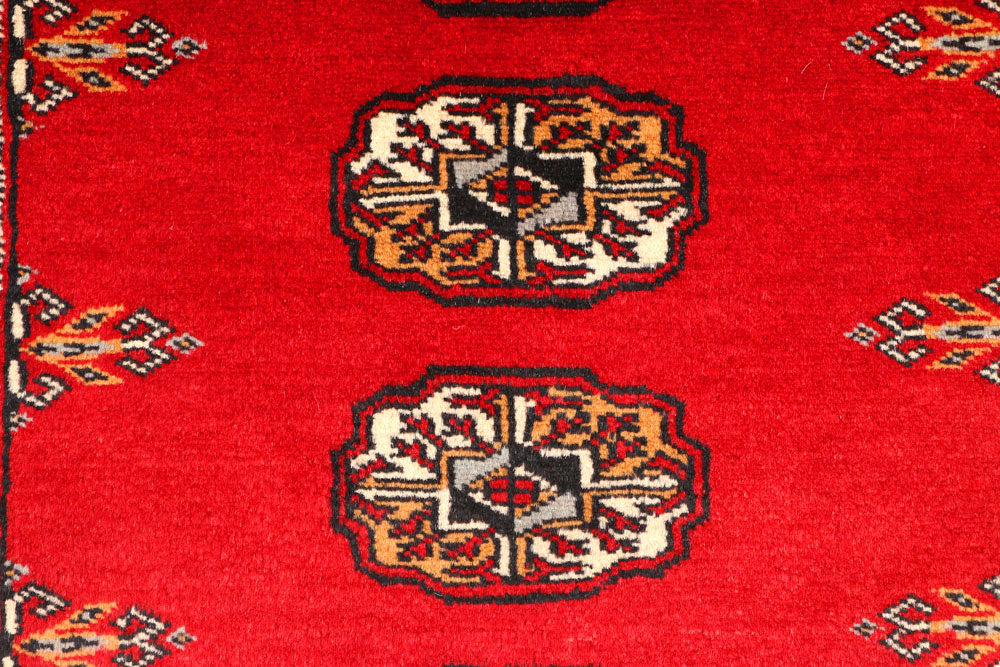 Dark Red Bokhara 2' 7 x 9' 4 - No. 45359 - ALRUG Rug Store