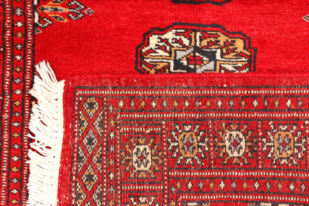 Dark Red Bokhara 2' 7 x 9' 4 - No. 45359 - ALRUG Rug Store