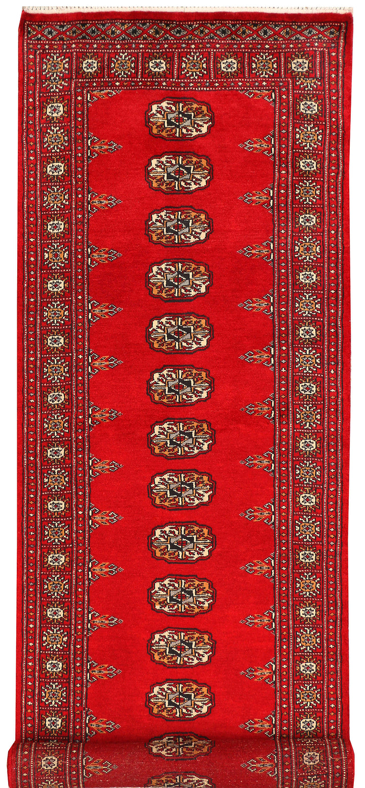 Dark Red Bokhara 2' 7 x 9' 4 - No. 45359 - ALRUG Rug Store