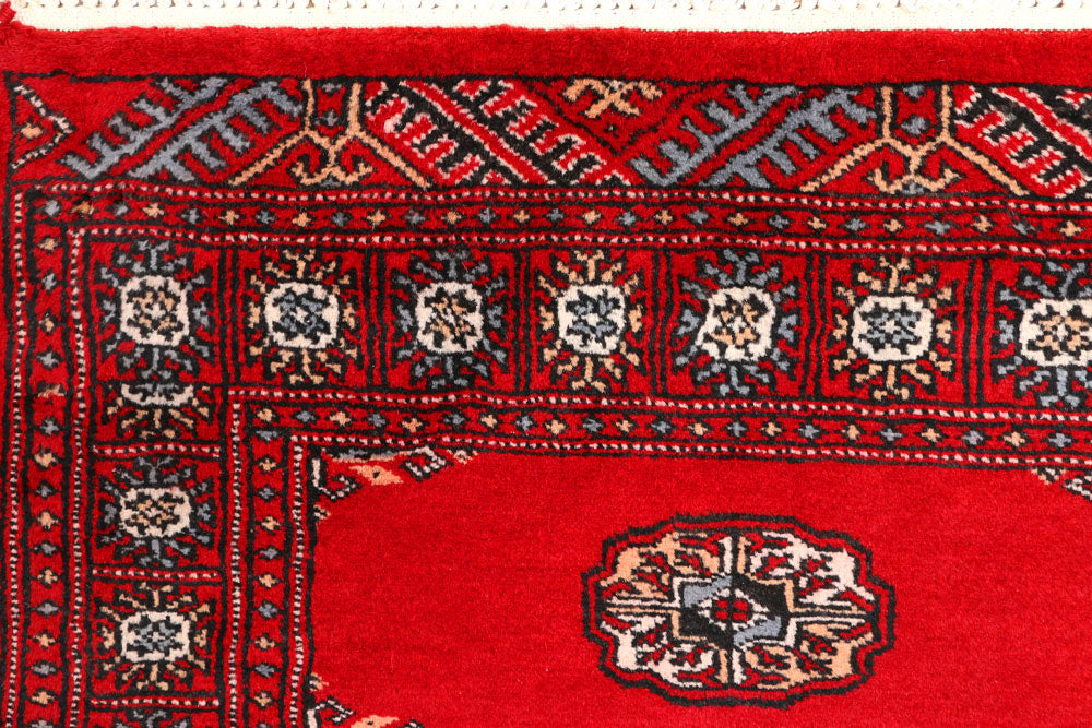 Red Bokhara 2' 6 x 9' 1 - No. 45363 - ALRUG Rug Store