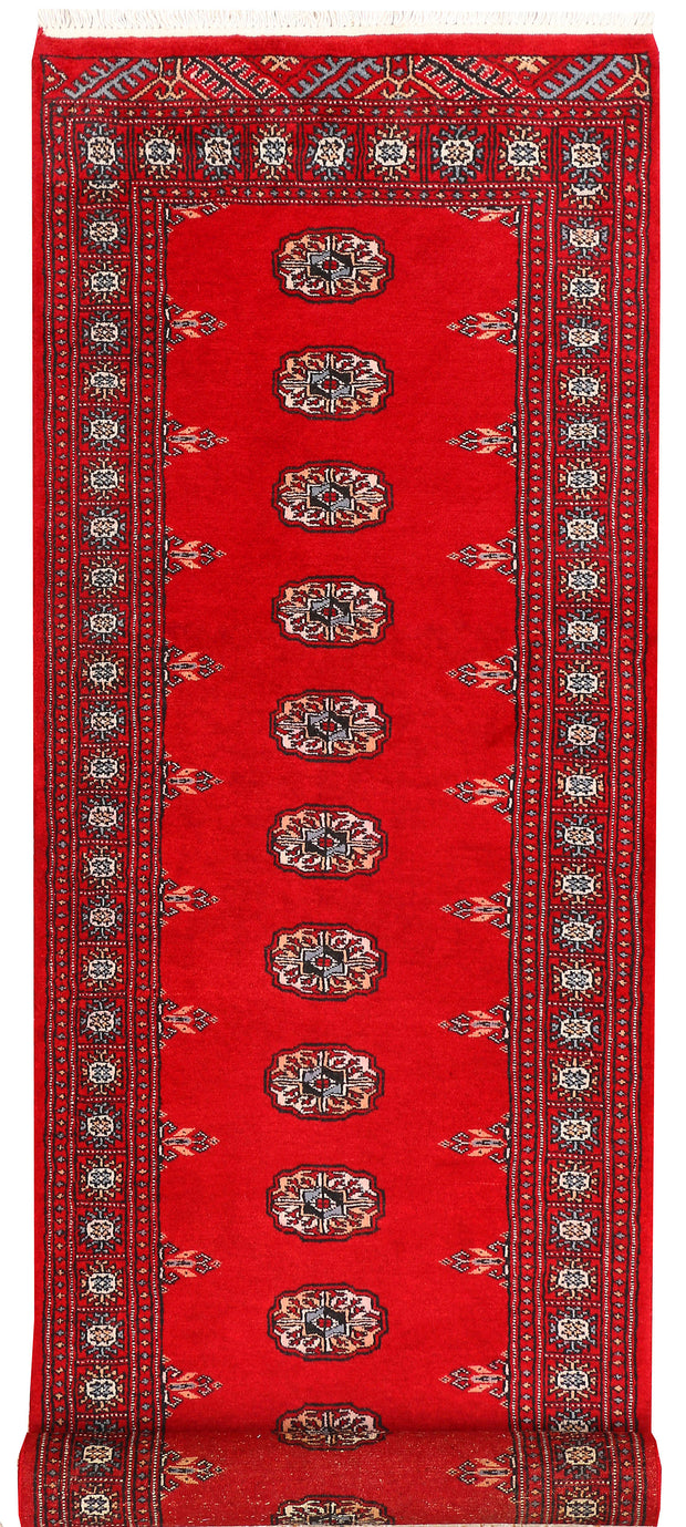 Red Bokhara 2'  6" x 9'  1" - No. QA91626
