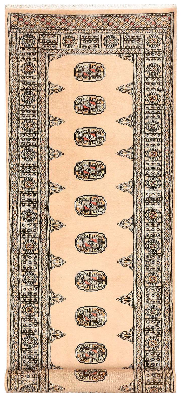 Navajo White Bokhara 2' 7 x 8' 6 - No. 45368 - ALRUG Rug Store