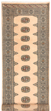 Navajo White Bokhara 2'  7" x 8'  6" - No. QA26953