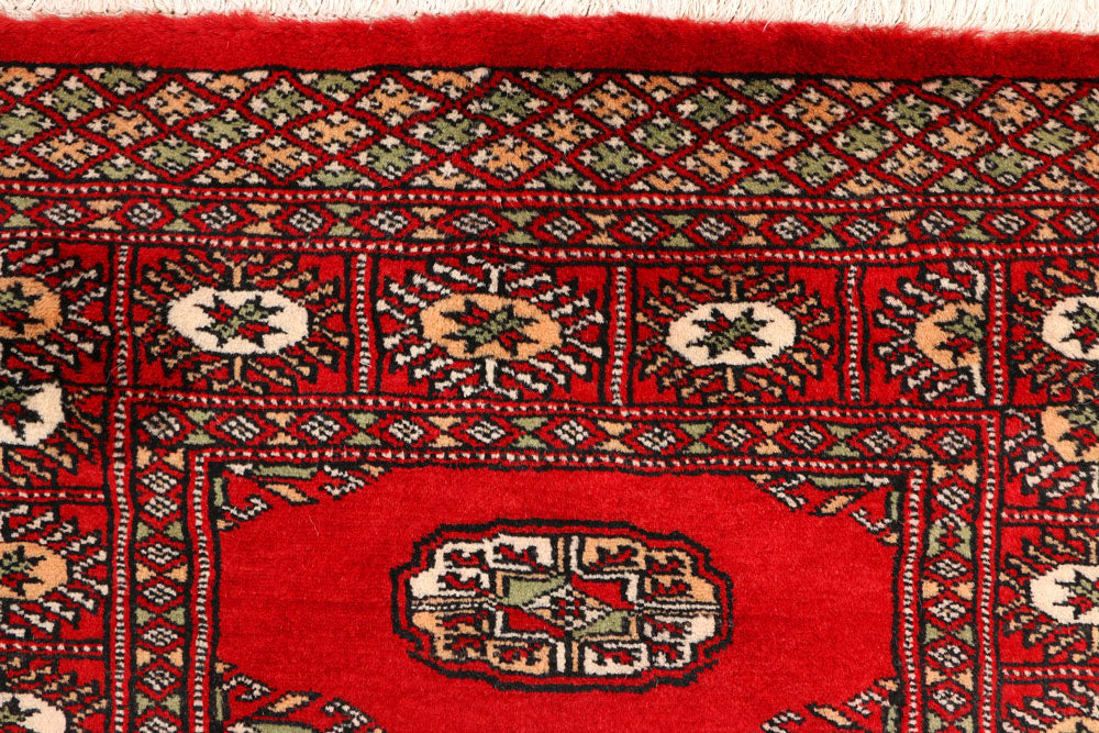 Dark Red Bokhara 2' 8 x 9' 3 - No. 45369 - ALRUG Rug Store