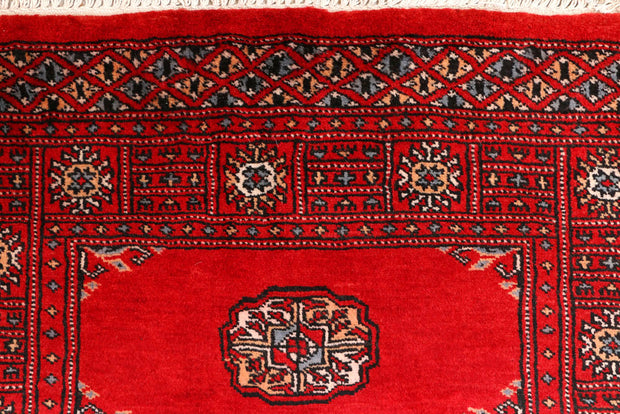 Red Bokhara 2' 7 x 8' 10 - No. 45371 - ALRUG Rug Store