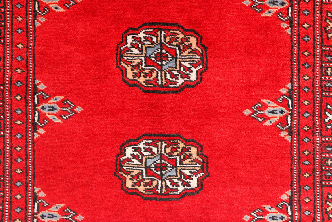 Red Bokhara 2'  7" x 8'  10" - No. QA85418