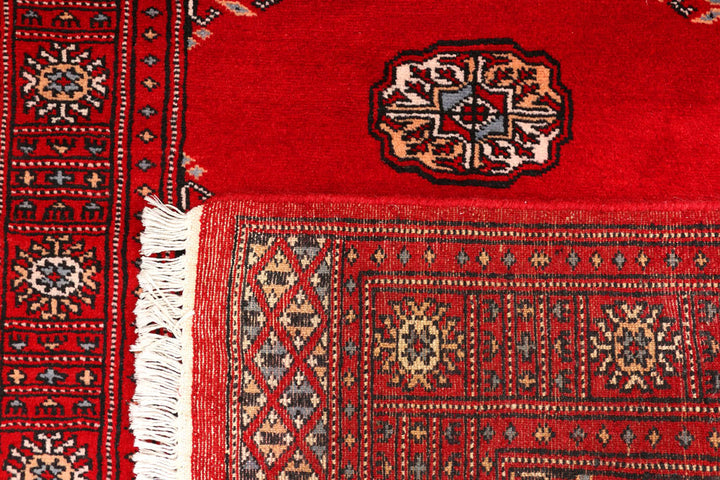 Red Bokhara 2' 7 x 8' 10 - No. 45371 - ALRUG Rug Store