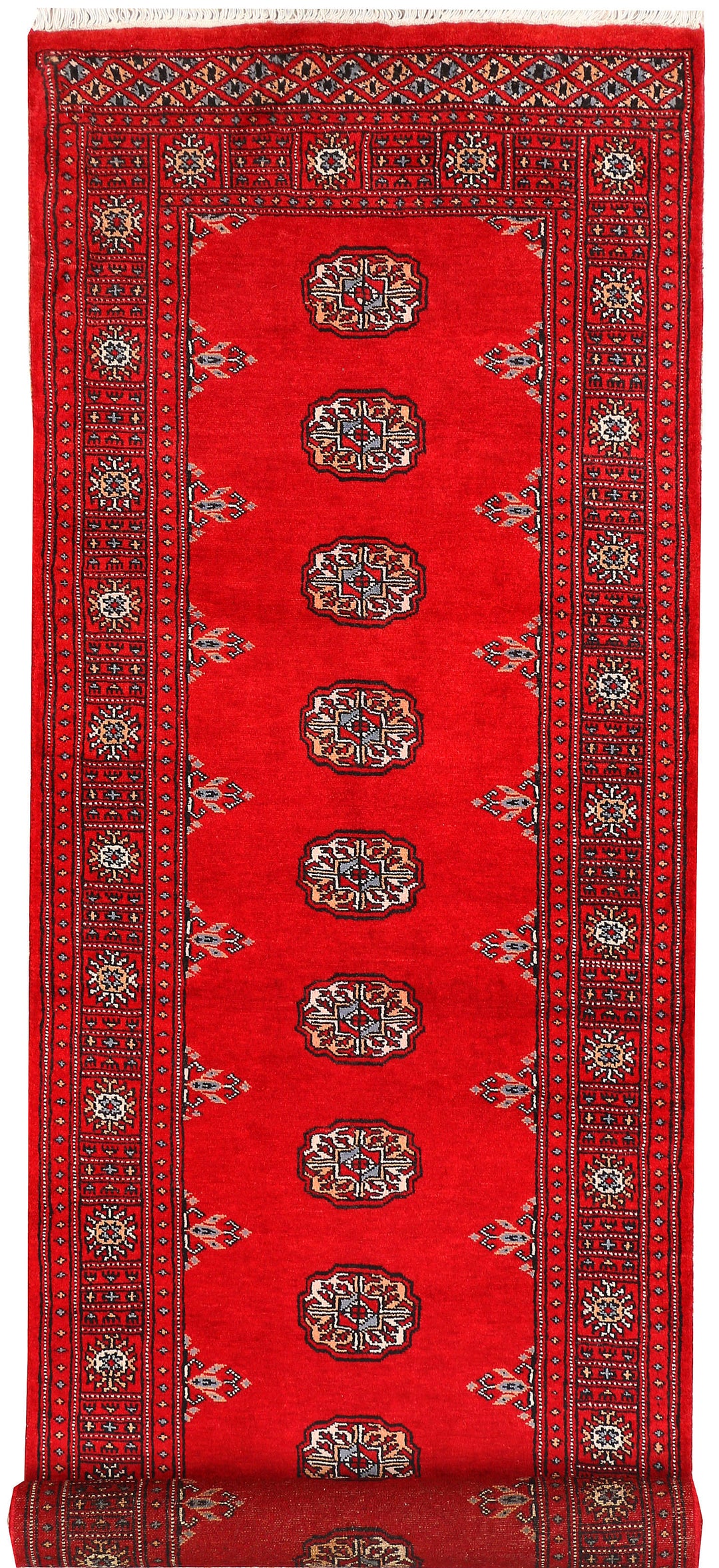 Red Bokhara 2' 7 x 8' 10 - No. 45371 - ALRUG Rug Store