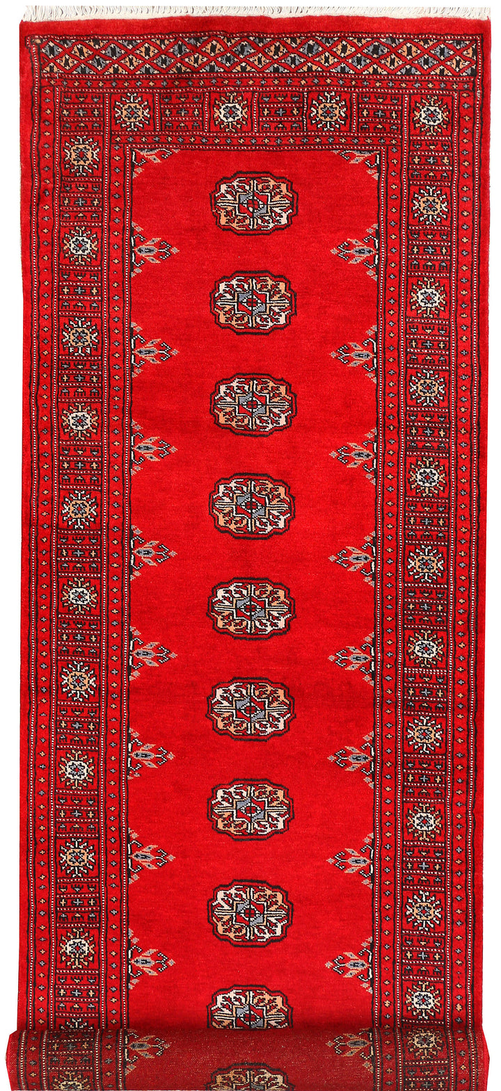 Red Bokhara 2'  7" x 8'  10" - No. QA85418