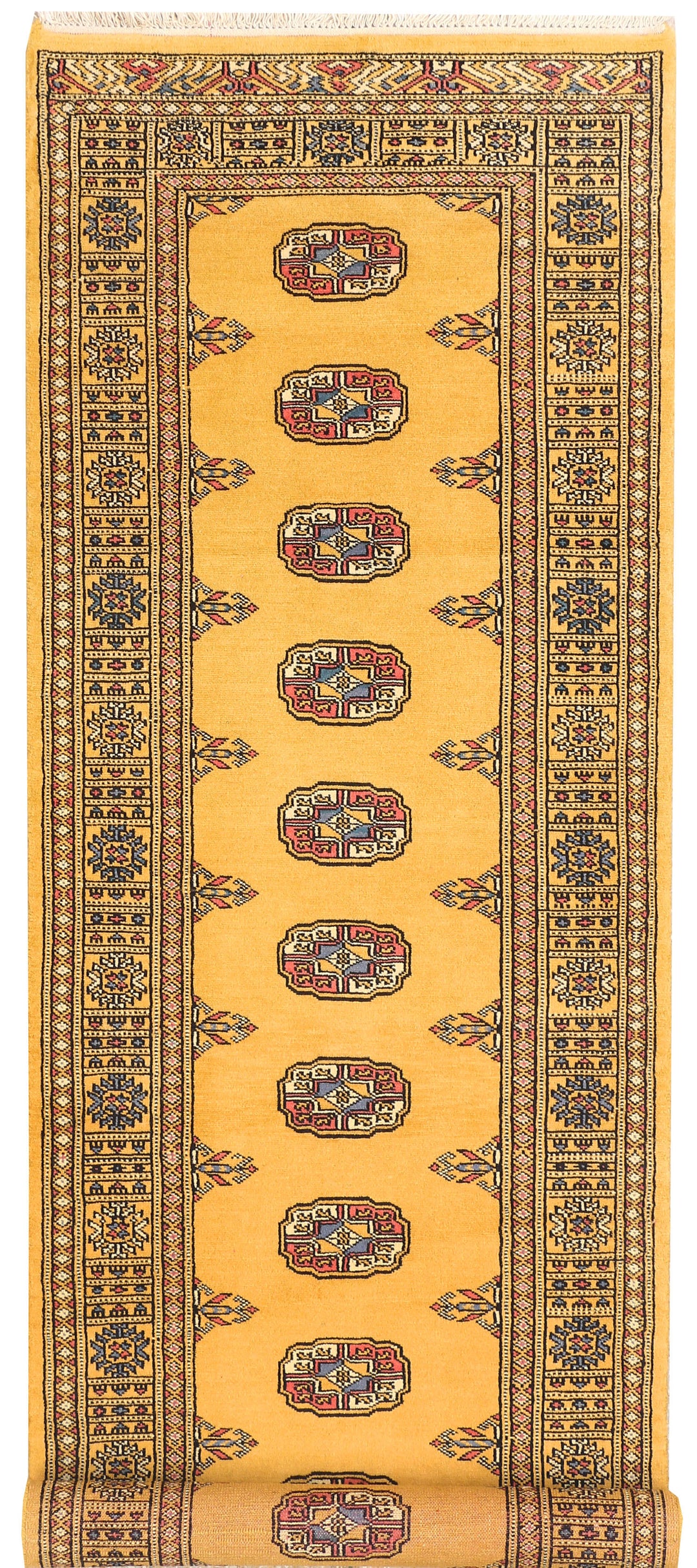 Gold Bokhara 2' 7 x 8' 6 - No. 45372 - ALRUG Rug Store