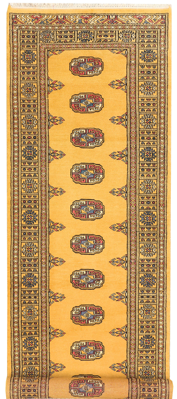 Gold Bokhara 2' 7 x 8' 6 - No. 45372 - ALRUG Rug Store