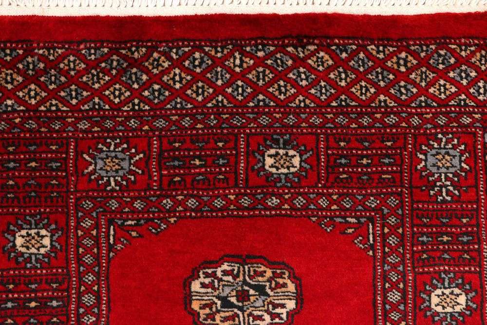 Red Bokhara 2' 5 x 8' 9 - No. 45378 - ALRUG Rug Store