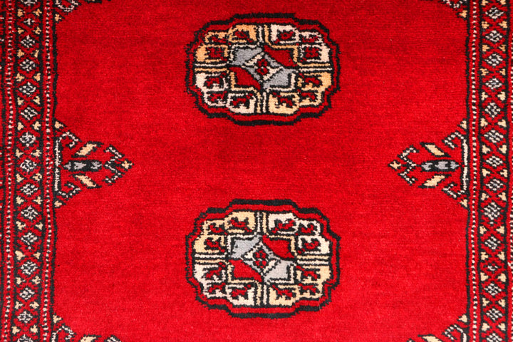 Dark Red Bokhara 2' 7 x 9' 3 - No. 45383 - ALRUG Rug Store