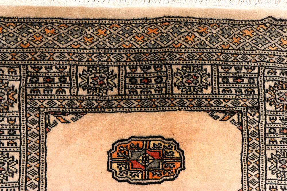 Antique White Bokhara 2' 7 x 8' 7 - No. 45385 - ALRUG Rug Store