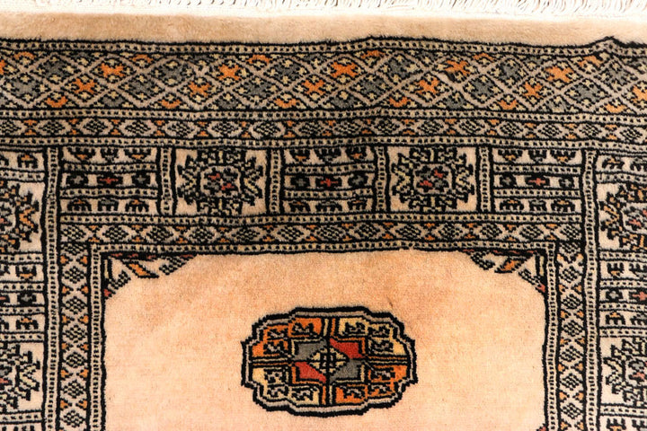 Antique White Bokhara 2' 7 x 8' 7 - No. 45385 - ALRUG Rug Store